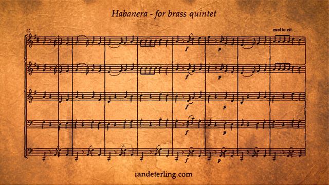 Habanera from CARMEN (for brass quintet) смотреть онлайн