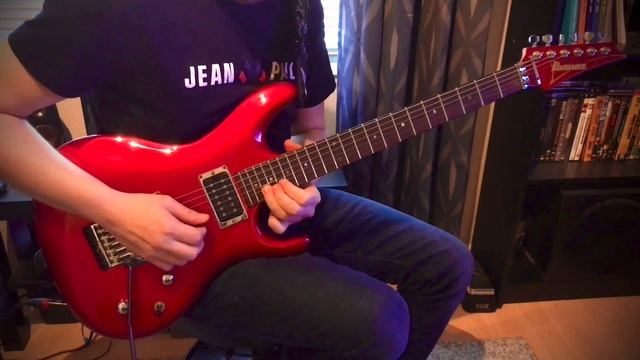 Europe - Superstitious (Guitar Solo Cover) With Boss GT-1 and Ibanez JS1200 смотреть онлайн