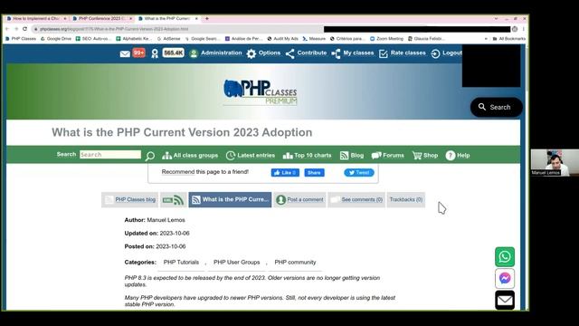 PHP Current Version Adoption, AJAX Character Counter, PHP Conferences of November: Lately in PHP 99 смотреть онлайн