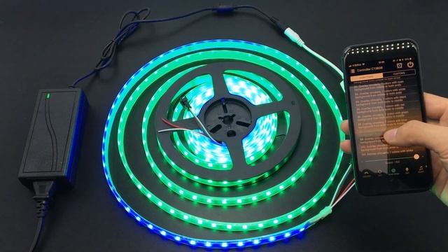WiFi Music SPI Dream Color LED Controller Works with Amazon Alexa / Google Assistant смотреть онлайн