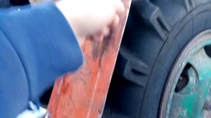 Лтз,Т40ам "Установка новых передних крыльев"