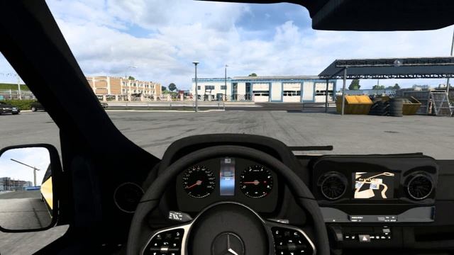 Euro Truck Simulator 2 Обзор мода (MERCEDES BENZ SPRINTER 2019) + Пассажирский мод смотреть онлайн
