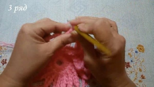 Овальный коврик крючком.Часть 1.Oval crochet Mat.Part 1.