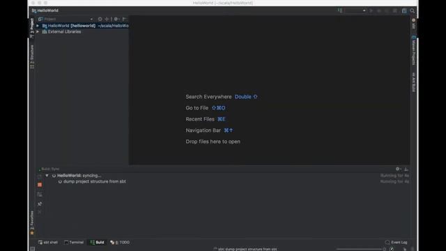 Scala - Hello World : With IntelliJ IDEA Community Edition смотреть онлайн