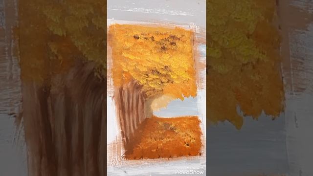 Интуитивное рисование. Золотая осень. Занятие 2. смотреть онлайн
