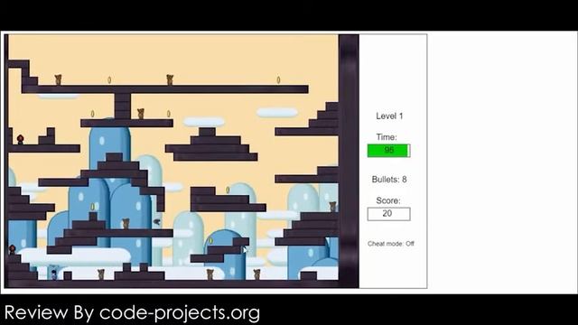 Simple Platform Game In JavaScript With Source Code смотреть онлайн