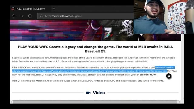 NEW Create A Player Mode! RBI Baseball 21 смотреть онлайн