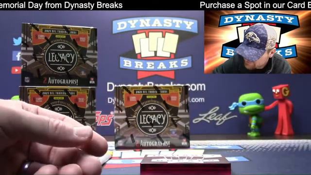 2021 Legacy Football Card 6 Box Half Case Break #3 Sports Cards смотреть онлайн