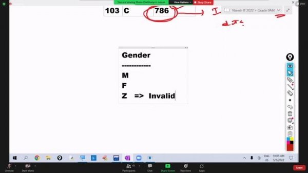 Oracle Lecture [07] Constraints In SQL (05May2022)Constraints In Oracle SQL|| Smart Java Developer|