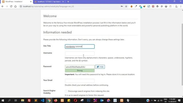 How to Install WordPress - ( WordPress Tutorial in Hindi - Part - 4 ) смотреть онлайн
