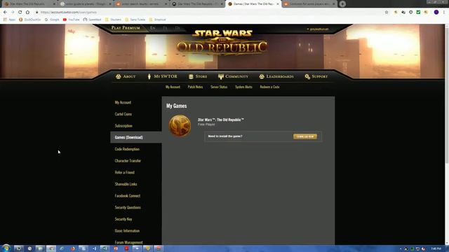 Video 01 “SWTOR Starting Player - Account Creation” смотреть онлайн