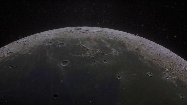 Полёт над Луной. Космос - Обзор Спутника Земли Бесплатный Видео Футаж смотреть онлайн