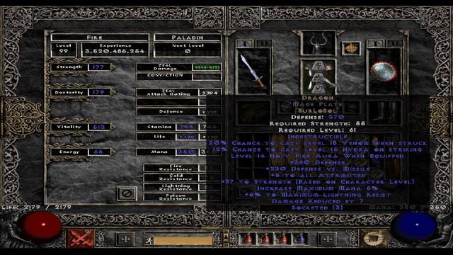 Diablo 2: The best Auradin build? Holy Fire Dragon paladin build смотреть онлайн