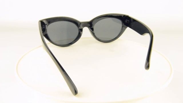 Солнцезащитные очки овальной формы - Черные - 1-133 смотреть онлайн