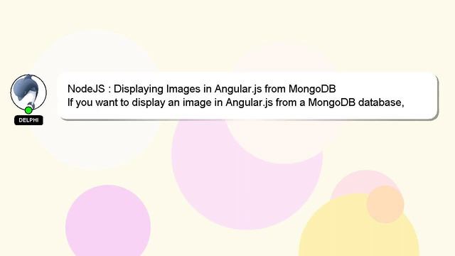 NodeJS : Displaying Images in Angular.js from MongoDB смотреть онлайн