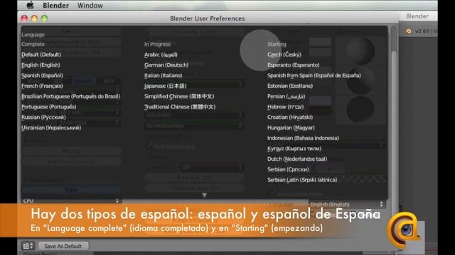 Blender - Como cambiar a español el idioma de la interfaz смотреть онлайн