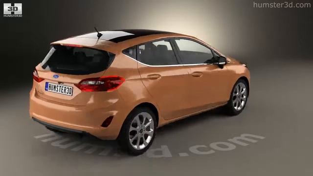 Ford Fiesta Titanium 2017 3D model by Hum3D.com смотреть онлайн