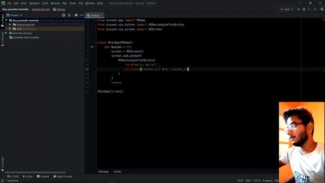 KivyMD Tutorial- How to install Kivy and KivyMD in pycharm and change colors of widgets in KivyMD смотреть онлайн