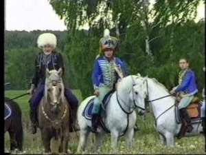 "Гусарская баллада". Конный театр "Каскадер"