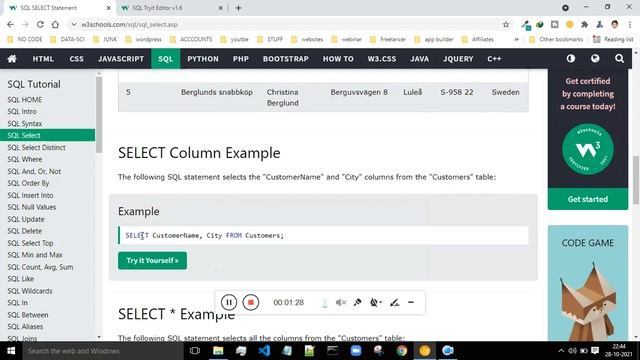 3 SQL SELECT смотреть онлайн