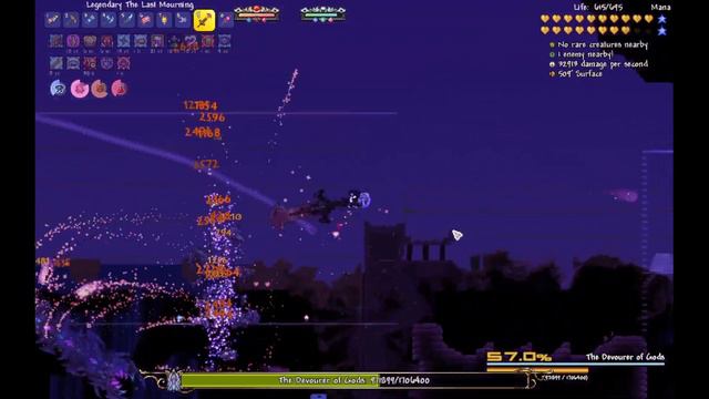 Death Mode True Melee - Devourer of Gods [Terraria Calamity] смотреть онлайн