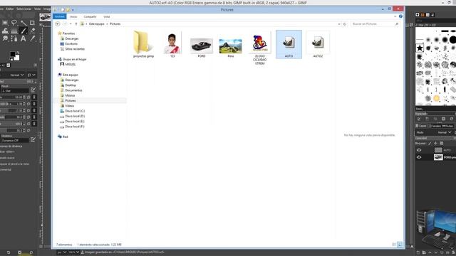 GIMP ABRIR, GUARDAR Y EXPORTAR IMÁGENES смотреть онлайн