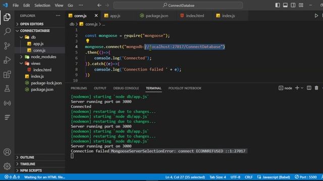 How To Fix An Error And Connect Database In MongoDB Less Then 5 Minutes. смотреть онлайн
