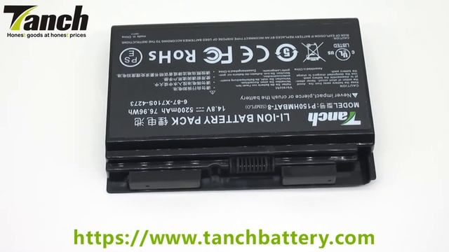 Tanch P150HMBAT-8 laptop batteries for CLEVO P170 CLEVO P151HM1 Series смотреть онлайн