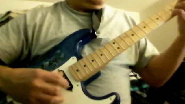 ONLY THE YOUNG riff (Journey) - using 2015 Fender David Lozeau Strat смотреть онлайн