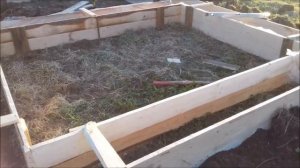 КАК САМОМУ СДЕЛАТЬ ФУНДАМЕНТ ПОД БАНЮ !!!