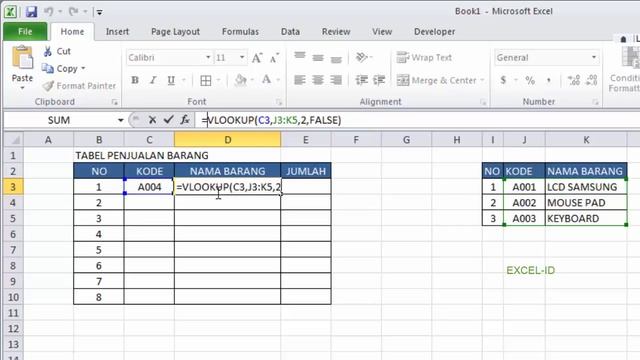 Mengatasi Error #N/A Rumus VLOOKUP Excel смотреть онлайн