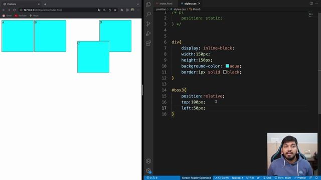 32 - CSS Position Property смотреть онлайн
