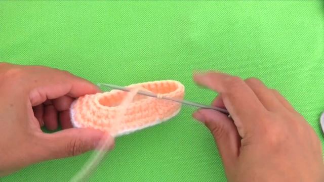 Zapatos a Crochet para bebes en Punto 3D reversible tejido tallermanualperu смотреть онлайн