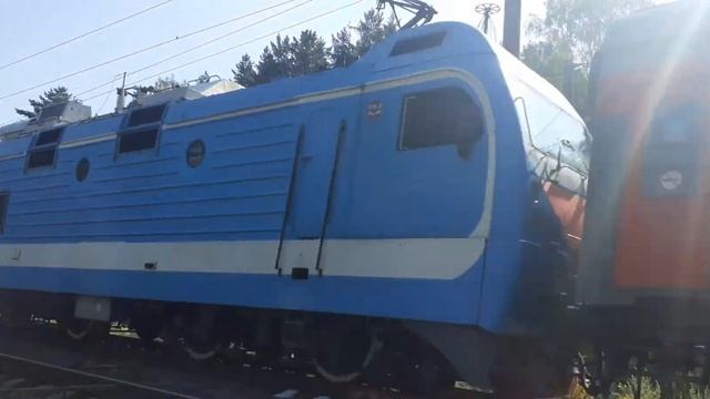 электровоз эп1м 402 с поезда 378 Новый Уренгой Красноуфимск Ижевск смотреть онлайн