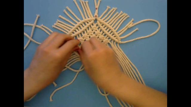 Салфетка макраме мастер-класс - Napkin Macrame Tutorial