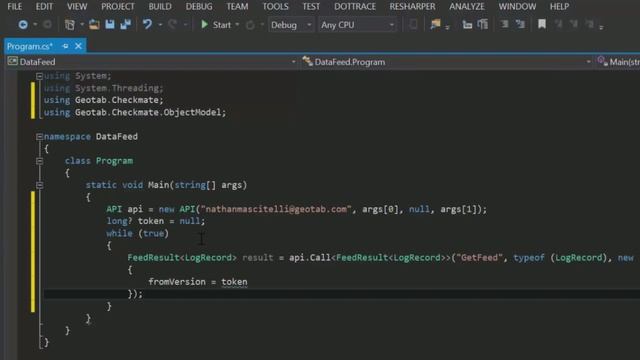 Using Geotab’s Data Feed смотреть онлайн