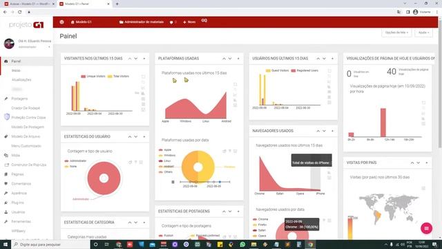 COMO CUSTOMIZAR O PAINEL ADMIN DO WORDPRESS PLUGIN INTERNO DASHBOARD DINÂMICO смотреть онлайн