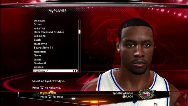 NBA 2K13 - How To Create Your MyPLAYER Account  Choose Your Name Wisely Feat. David IpodKingCarter