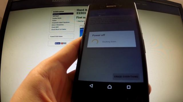 Hard Reset SONY Xperia M4 Aqua - factory reset by Android settings смотреть онлайн