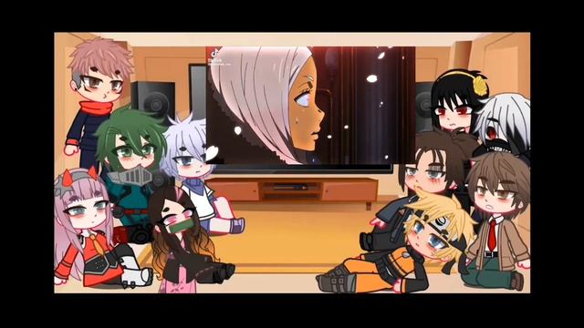 Anime characters react to shinra / fire force #react #shinra #fireforce смотреть онлайн