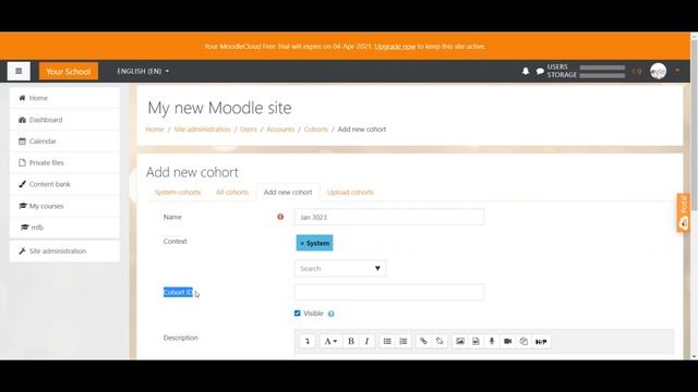 Moodle Tutorial | Create Cohorts смотреть онлайн