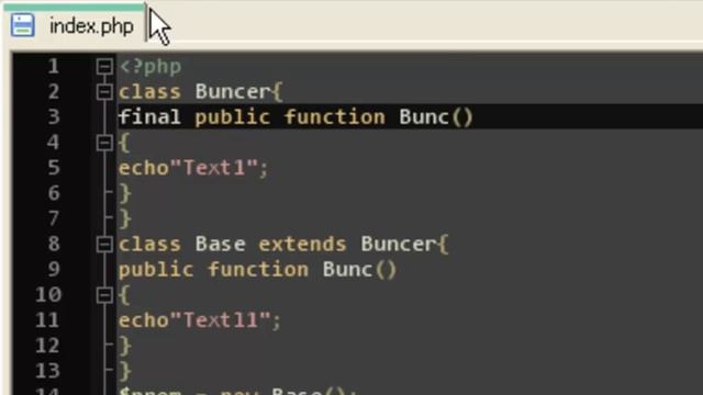 PHP OOP Урок 4 - final смотреть онлайн