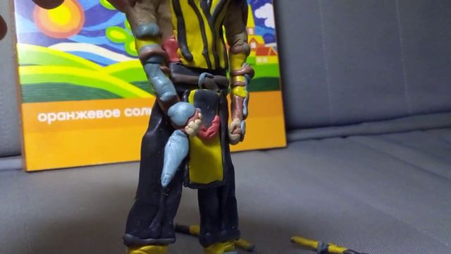 Скорпион MK 11 из пластилина смотреть онлайн
