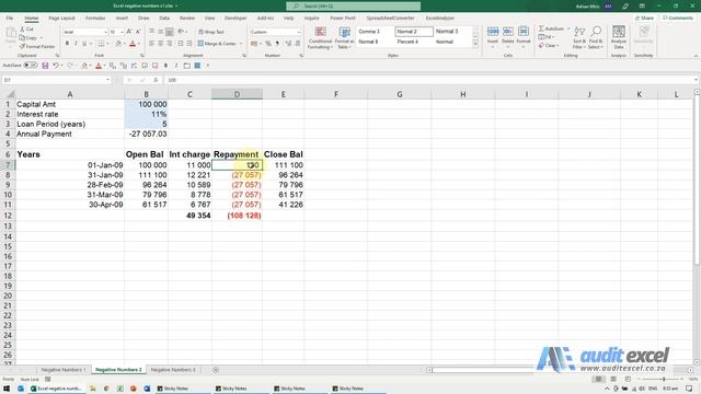 Excel negative numbers in brackets смотреть онлайн