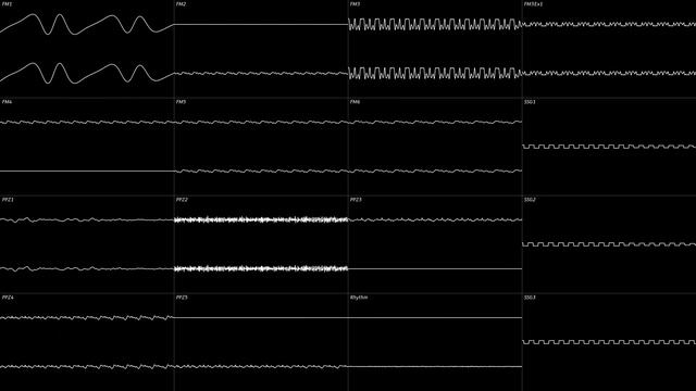 PC-98 - "La'RuberAster" by Takeaki Watanabe - Oscilloscope View смотреть онлайн