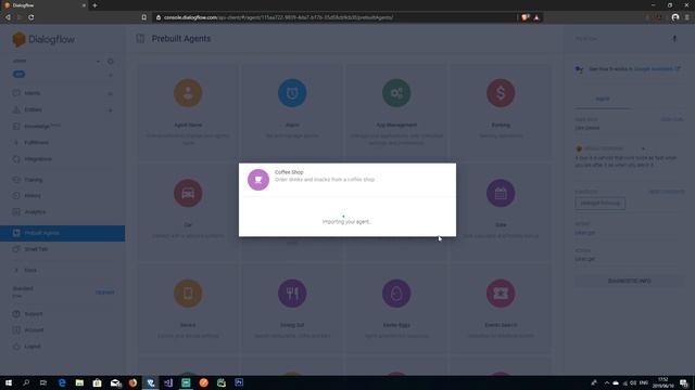 Creating a Facebook Messenger chatbot using Dialogflow смотреть онлайн