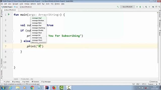 kotlin Tutorial for Android developers | If & Else Condition смотреть онлайн