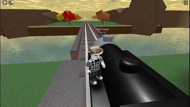 ЧУТЬ НЕ ПОПАЛ В ЧЁРНУЮ ДЫРУ! поездка на поезде | ROBLOX смотреть онлайн
