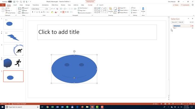 PowerPoint: Morph one shape into another shape by Chris Menard смотреть онлайн