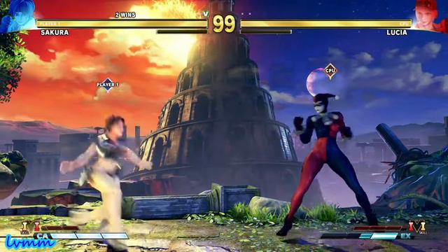 Street Fighter V Champion Edition mod Sakura V Lucia смотреть онлайн